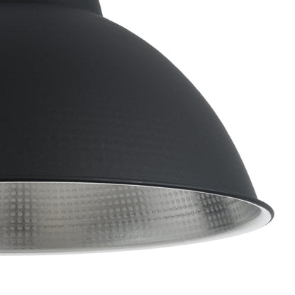 LOUVE 01177 Vintage Κρεμαστό Φωτιστικό Οροφής με Ντουί 1 x E27 AC 220-240V IP20 - Μαύρο - Μ40 x Π40 x Υ30