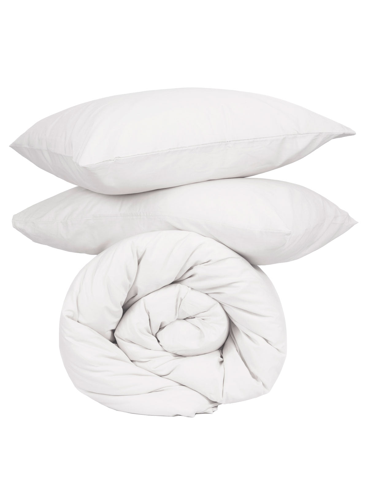 Παπλωματοθήκη Cotton Feelings 100 White Διπλή 200x250εκ