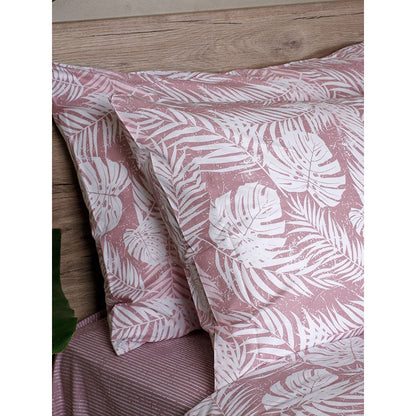 Παπλωματοθήκη Cotton Feelings 2038 Pink Διπλή 200x250εκ