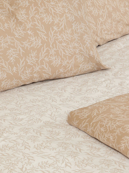 Παπλωματοθήκη Cotton Feelings 2052 Beige Διπλή 200×250εκ