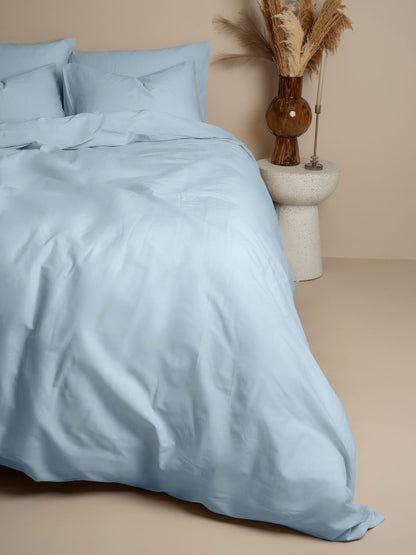 Παπλωματοθήκη Cotton Feelings 103 Light Blue Υπέρδιπλη 230x250εκ