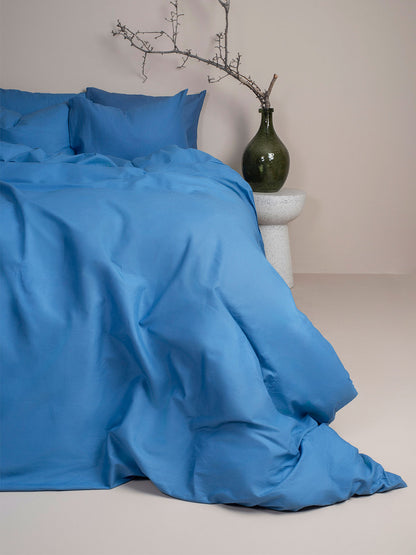 Παπλωματοθήκη Cotton Feelings 104 Blue Υπέρδιπλη 230x250εκ