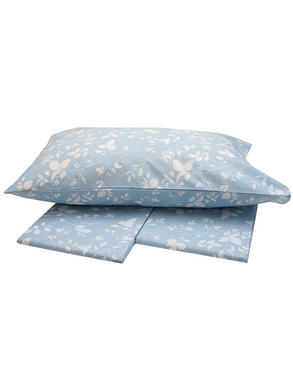 Παπλωματοθήκη Menta Εμπριμέ 040 Aqua Υπέρδιπλη 230x250εκ