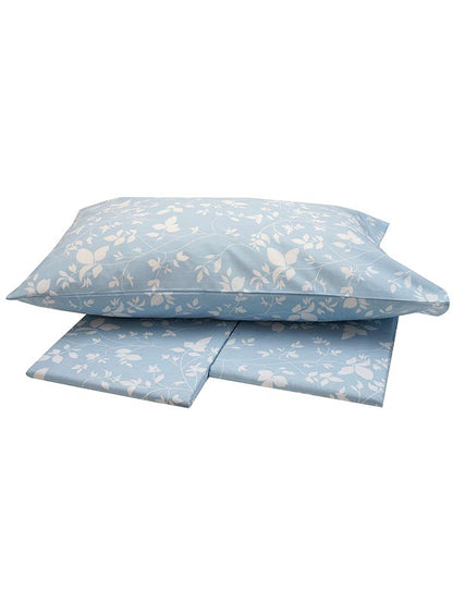 Παπλωματοθήκη Menta Εμπριμέ 040 Aqua Υπέρδιπλη 230x250εκ