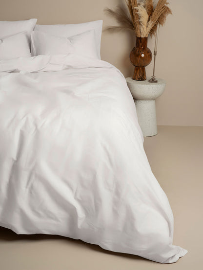 Παπλωματοθήκη Cotton Feelings 100 White Μονή 170x250εκ