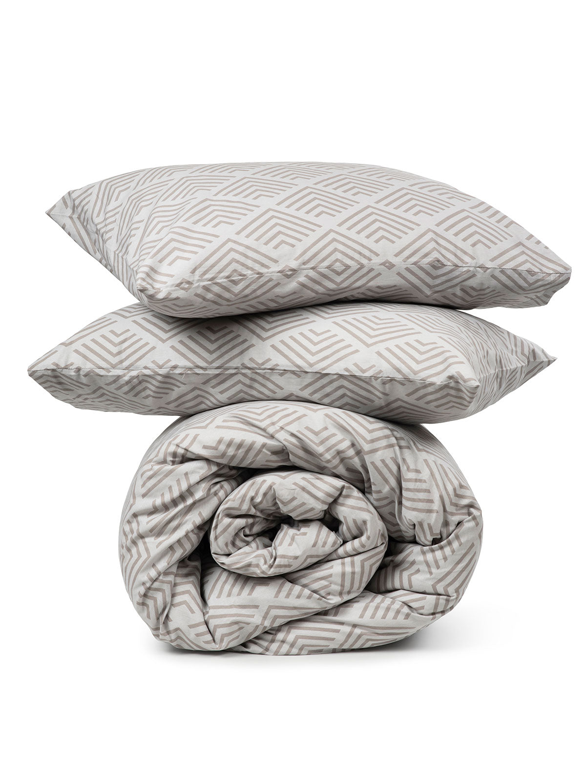 Παπλωματοθήκη Cotton Feelings 2048 Grey Μονή 170x250εκ