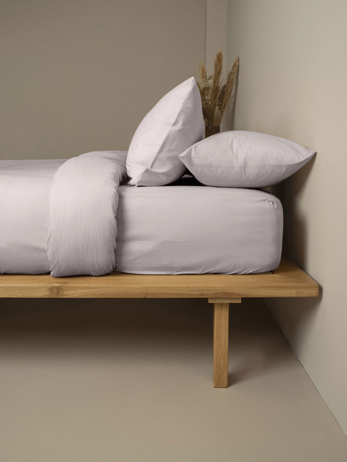 Παπλωματοθήκη Cotton Feelings 106 Light Grey Μονή 170x250εκ