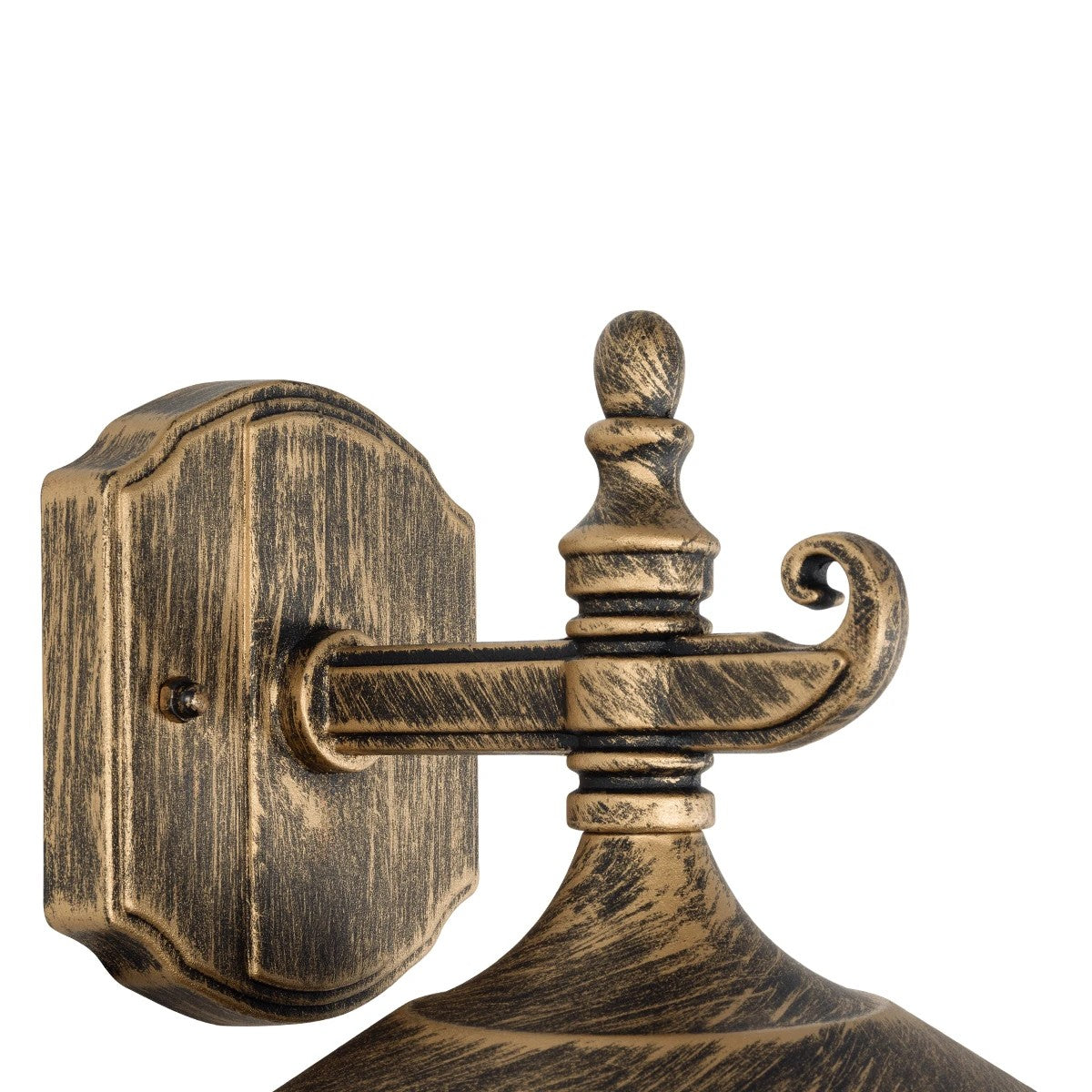 PHAROS 01228 Vintage Φωτιστικό Τοίχου - Απλίκα με Ντουί 1 x E27 AC 220-240V IP20 - Μπρούτζινο Εφέ Σκουριάς - Μ17 x Π19 x Υ29