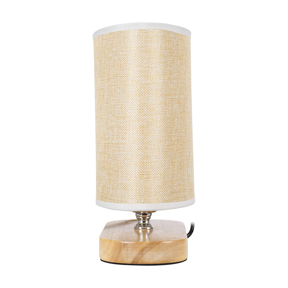 CHIARA 01241 Boho Επιτραπέζιο Φωτιστικό Πορτατίφ με Ντουί 1 x E27 AC 220-240V IP20 - Μπεζ - Μ25 x Π12 x Υ26