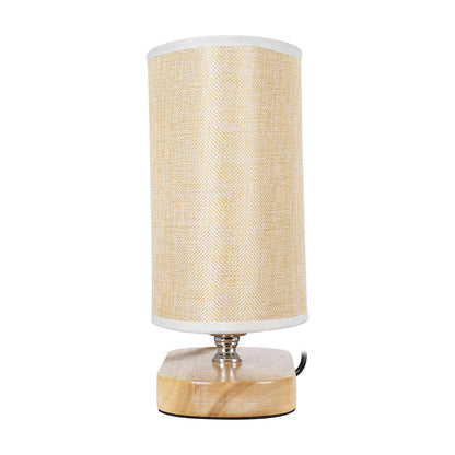 CHIARA 01241 Boho Επιτραπέζιο Φωτιστικό Πορτατίφ με Ντουί 1 x E27 AC 220-240V IP20 - Μπεζ - Μ25 x Π12 x Υ26