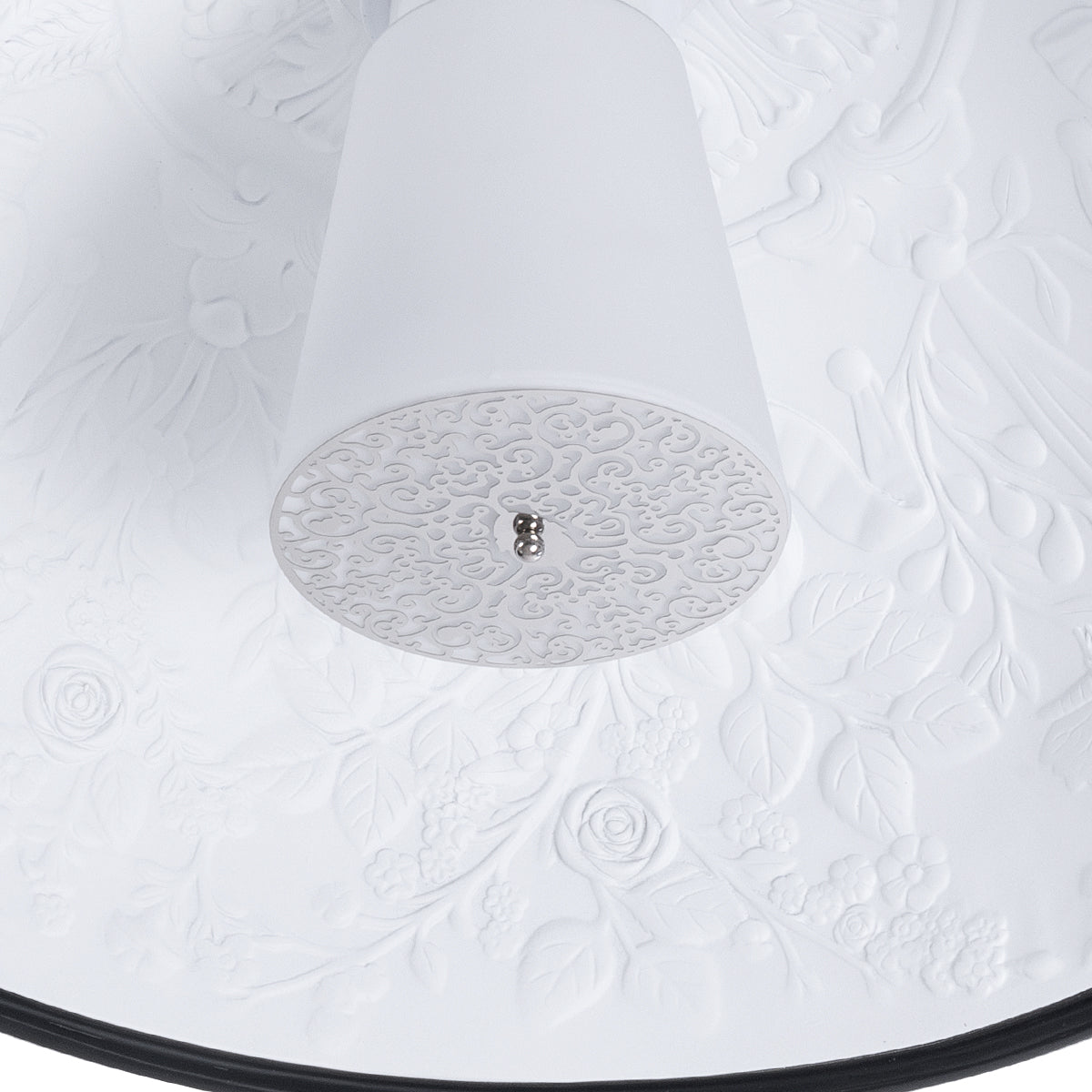 SERENIA 01270 Μοντέρνο Κρεμαστό Φωτιστικό Οροφής με Ντουί 1 x E27 AC 220-240V IP20 - Μαύρο & Λευκό - Μ60 x Π60 x Υ30