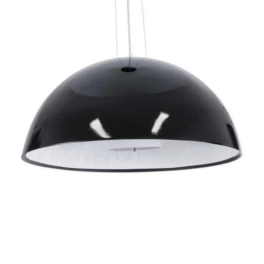 SERENIA 01270 Μοντέρνο Κρεμαστό Φωτιστικό Οροφής με Ντουί 1 x E27 AC 220-240V IP20 - Μαύρο & Λευκό - Μ60 x Π60 x Υ30