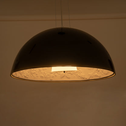 SERENIA 01270 Μοντέρνο Κρεμαστό Φωτιστικό Οροφής με Ντουί 1 x E27 AC 220-240V IP20 - Μαύρο & Λευκό - Μ60 x Π60 x Υ30