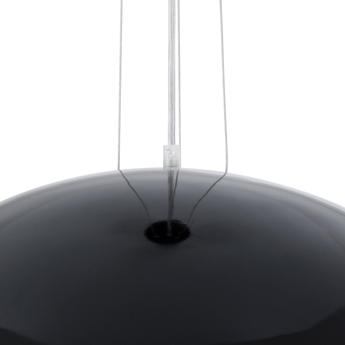 SERENIA 01270 Μοντέρνο Κρεμαστό Φωτιστικό Οροφής με Ντουί 1 x E27 AC 220-240V IP20 - Μαύρο & Λευκό - Μ60 x Π60 x Υ30