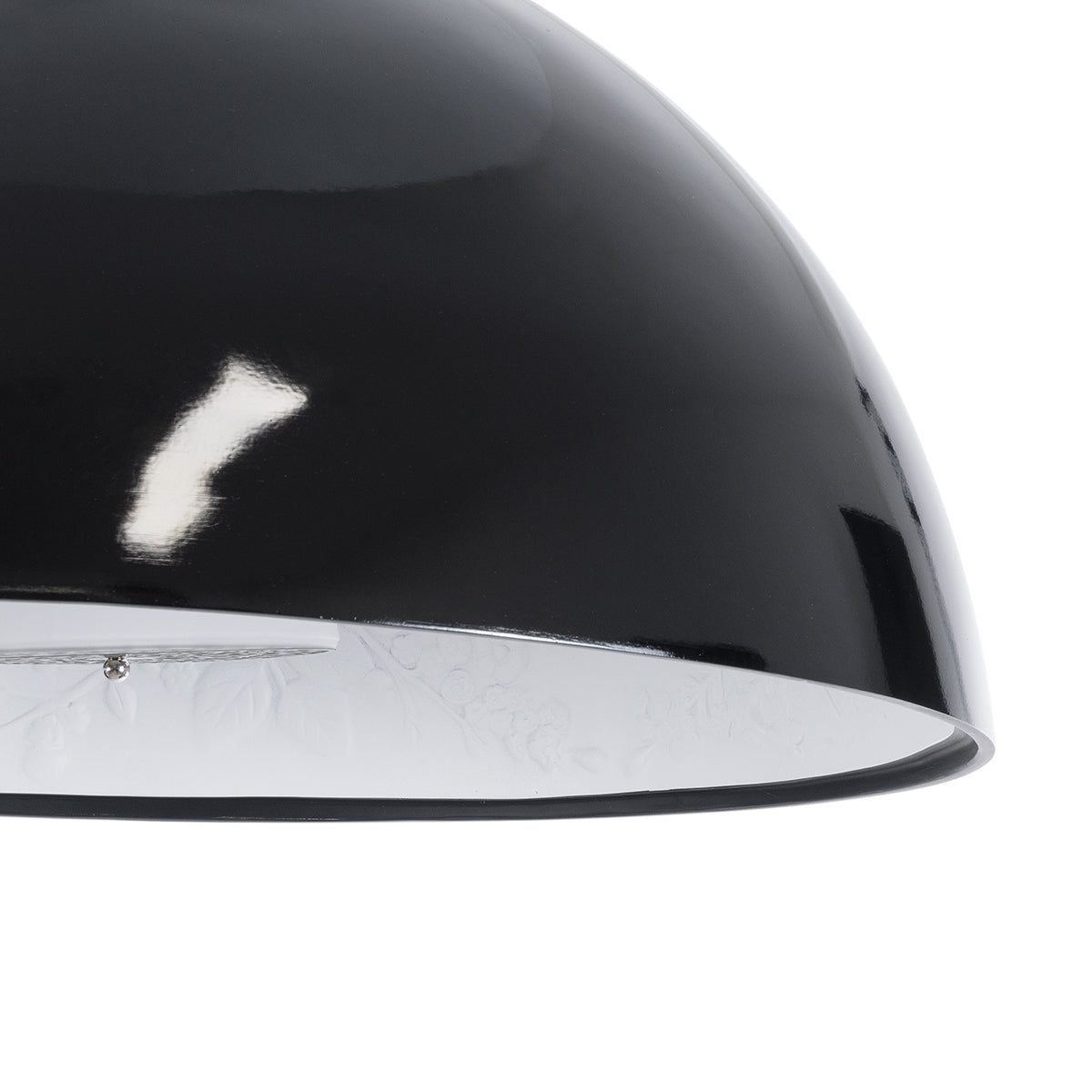 SERENIA 01270 Μοντέρνο Κρεμαστό Φωτιστικό Οροφής με Ντουί 1 x E27 AC 220-240V IP20 - Μαύρο & Λευκό - Μ60 x Π60 x Υ30