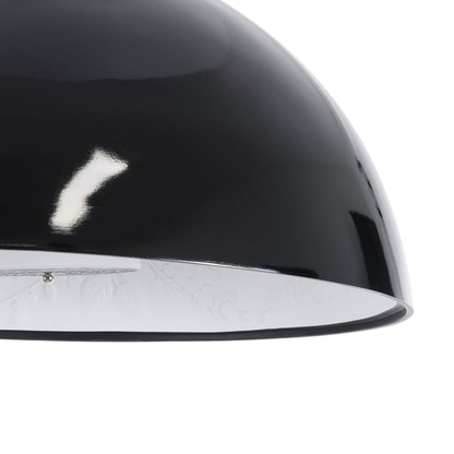 SERENIA 01270 Μοντέρνο Κρεμαστό Φωτιστικό Οροφής με Ντουί 1 x E27 AC 220-240V IP20 - Μαύρο & Λευκό - Μ60 x Π60 x Υ30