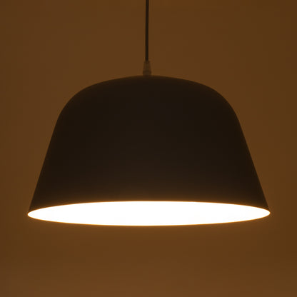 UPVALE 01282 Μοντέρνο Κρεμαστό Φωτιστικό Οροφής με Ντουί 1 x E27 AC 220-240V IP20 - Γκρι & Λευκό - Μ40 x Π40 x Υ24