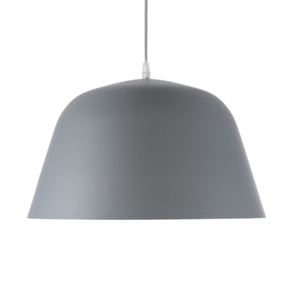 UPVALE 01282 Μοντέρνο Κρεμαστό Φωτιστικό Οροφής με Ντουί 1 x E27 AC 220-240V IP20 - Γκρι & Λευκό - Μ40 x Π40 x Υ24