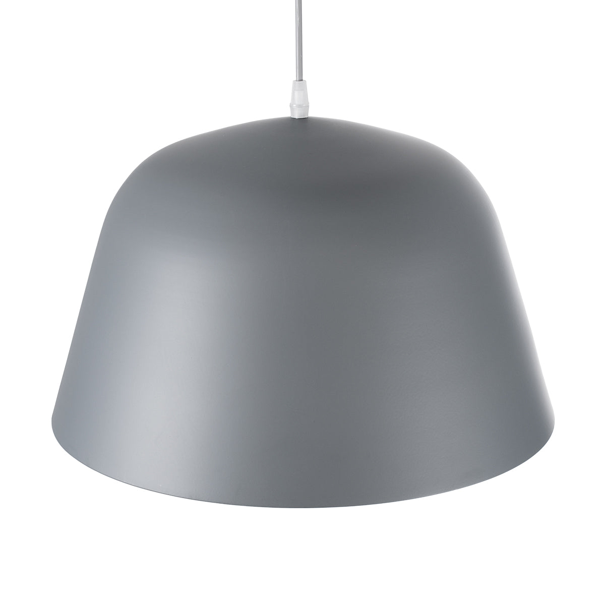 UPVALE 01282 Μοντέρνο Κρεμαστό Φωτιστικό Οροφής με Ντουί 1 x E27 AC 220-240V IP20 - Γκρι & Λευκό - Μ40 x Π40 x Υ24