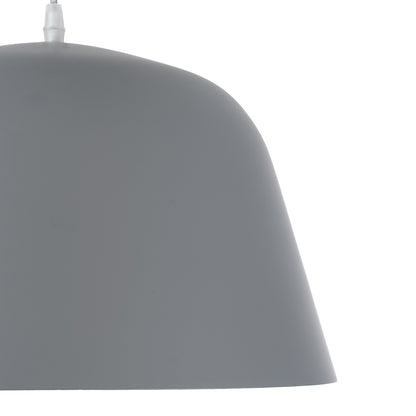 UPVALE 01282 Μοντέρνο Κρεμαστό Φωτιστικό Οροφής με Ντουί 1 x E27 AC 220-240V IP20 - Γκρι & Λευκό - Μ40 x Π40 x Υ24