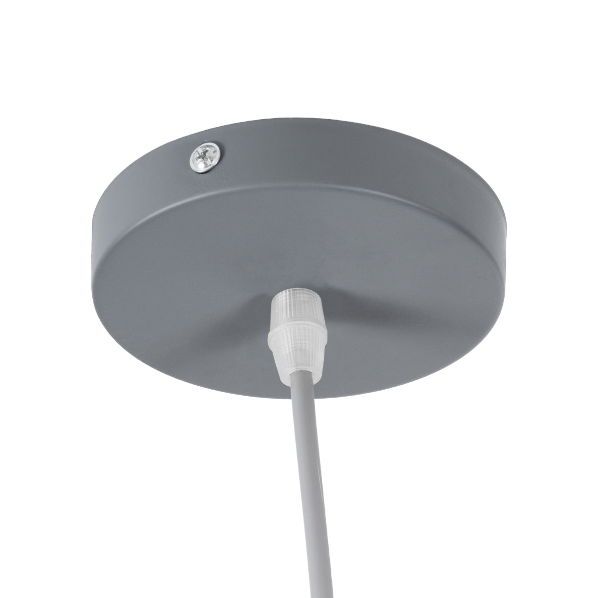 UPVALE 01282 Μοντέρνο Κρεμαστό Φωτιστικό Οροφής με Ντουί 1 x E27 AC 220-240V IP20 - Γκρι & Λευκό - Μ40 x Π40 x Υ24