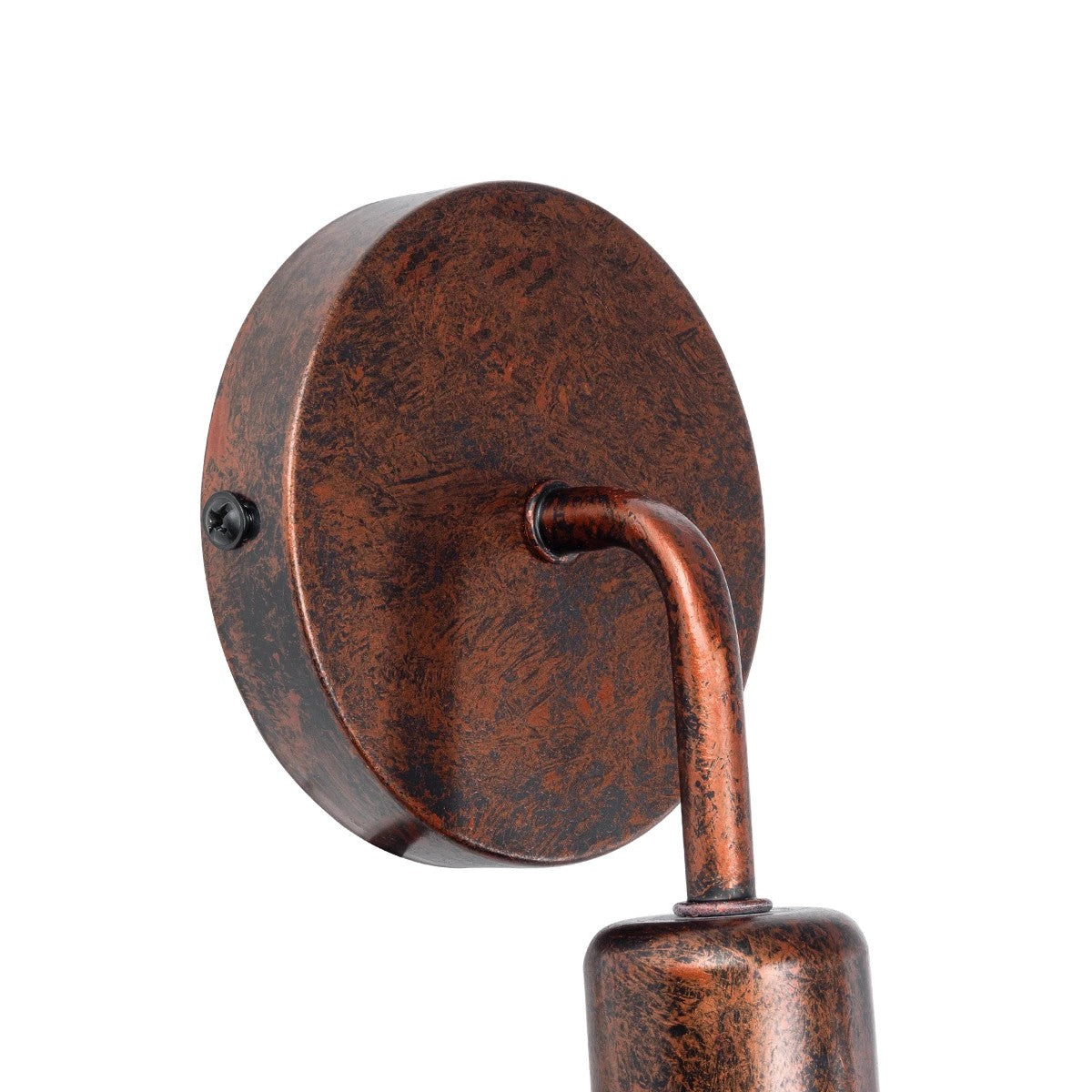 DON 01398 Vintage Φωτιστικό Τοίχου - Απλίκα με Ντουί 1 x E27 AC 220-240V IP20 - Χάλκινο Εφέ Σκουριάς - Μ10 x Π7 x Υ16