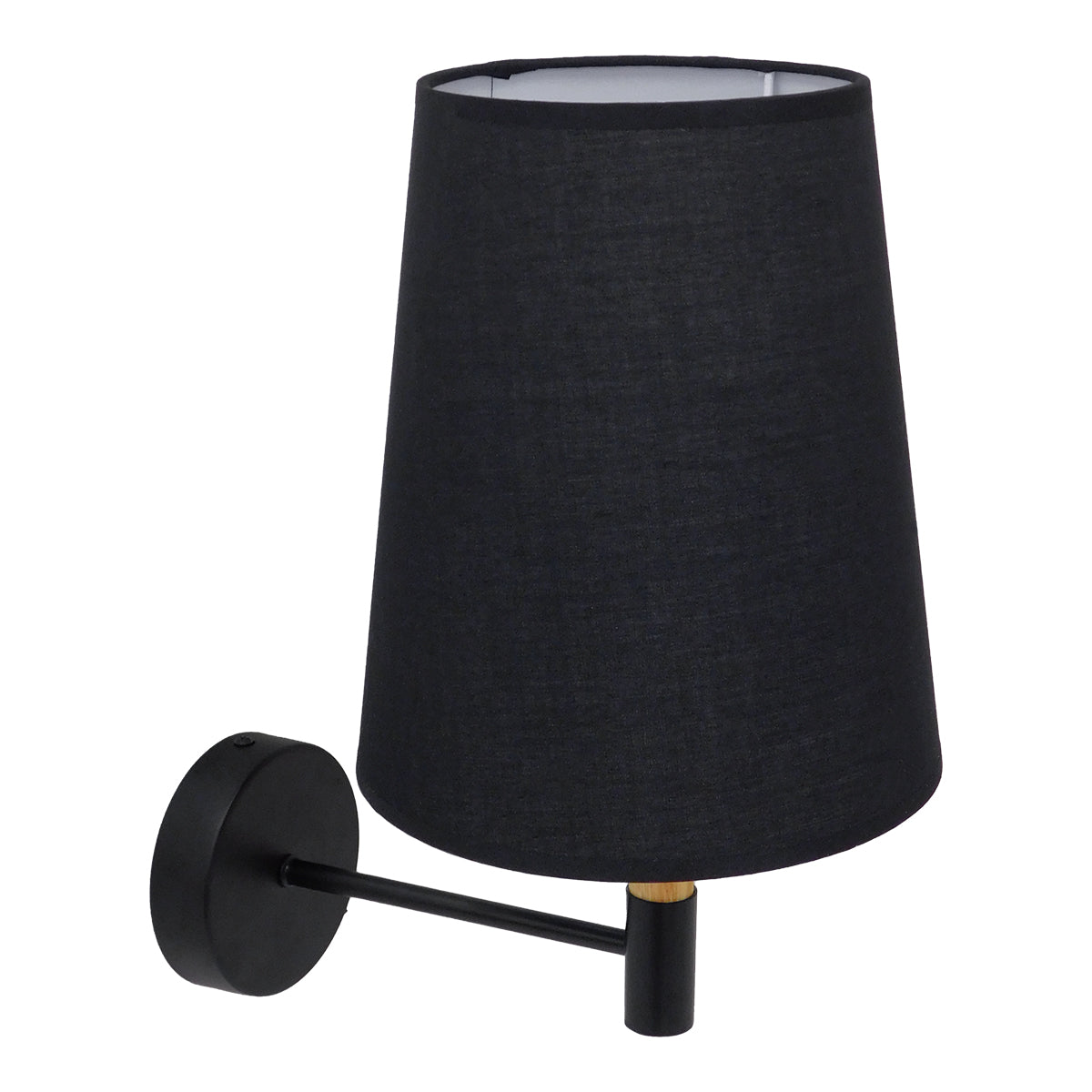 LYDFORD 01432 Μοντέρνο Φωτιστικό Τοίχου - Απλίκα με Ντουί 1 x E27 AC 220-240V IP20 - Μαύρο - Μ20 x Π28 x Υ36