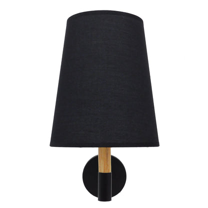 LYDFORD 01432 Μοντέρνο Φωτιστικό Τοίχου - Απλίκα με Ντουί 1 x E27 AC 220-240V IP20 - Μαύρο - Μ20 x Π28 x Υ36