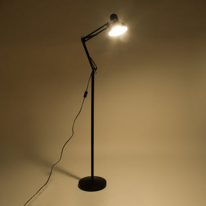 AUDREY 01468 Vintage Επιδαπέδιο Φωτιστικό με Ντουί 1 x E27 AC 220-240V IP20 - Μαύρο - Μ15 x Π15 x Υ190