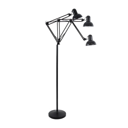 AUDREY 01468 Vintage Επιδαπέδιο Φωτιστικό με Ντουί 1 x E27 AC 220-240V IP20 - Μαύρο - Μ15 x Π15 x Υ190