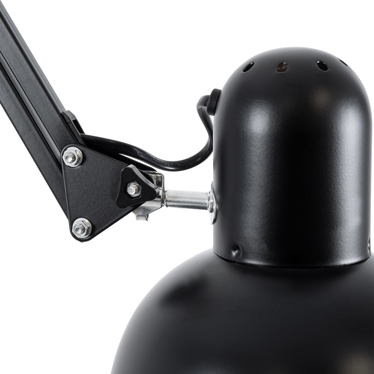 AUDREY 01468 Vintage Επιδαπέδιο Φωτιστικό με Ντουί 1 x E27 AC 220-240V IP20 - Μαύρο - Μ15 x Π15 x Υ190