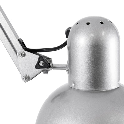 AUDREY 01469 Vintage Επιδαπέδιο Φωτιστικό με Ντουί 1 x E27 AC 220-240V IP20 - Ασημί - Μ15 x Π15 x Υ190