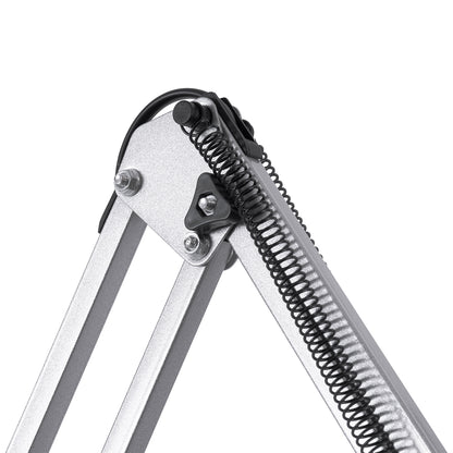 AUDREY 01469 Vintage Επιδαπέδιο Φωτιστικό με Ντουί 1 x E27 AC 220-240V IP20 - Ασημί - Μ15 x Π15 x Υ190