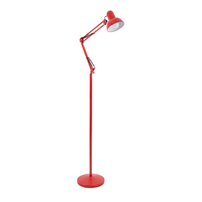 AUDREY 01470 Vintage Επιδαπέδιο Φωτιστικό με Ντουί 1 x E27 AC 220-240V IP20 - Κόκκινο - Μ15 x Π15 x Υ190