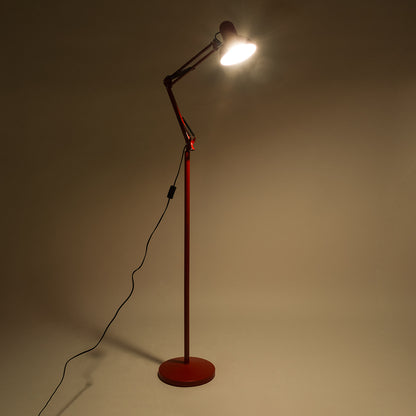 AUDREY 01470 Vintage Επιδαπέδιο Φωτιστικό με Ντουί 1 x E27 AC 220-240V IP20 - Κόκκινο - Μ15 x Π15 x Υ190