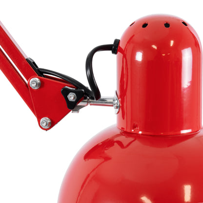 AUDREY 01470 Vintage Επιδαπέδιο Φωτιστικό με Ντουί 1 x E27 AC 220-240V IP20 - Κόκκινο - Μ15 x Π15 x Υ190