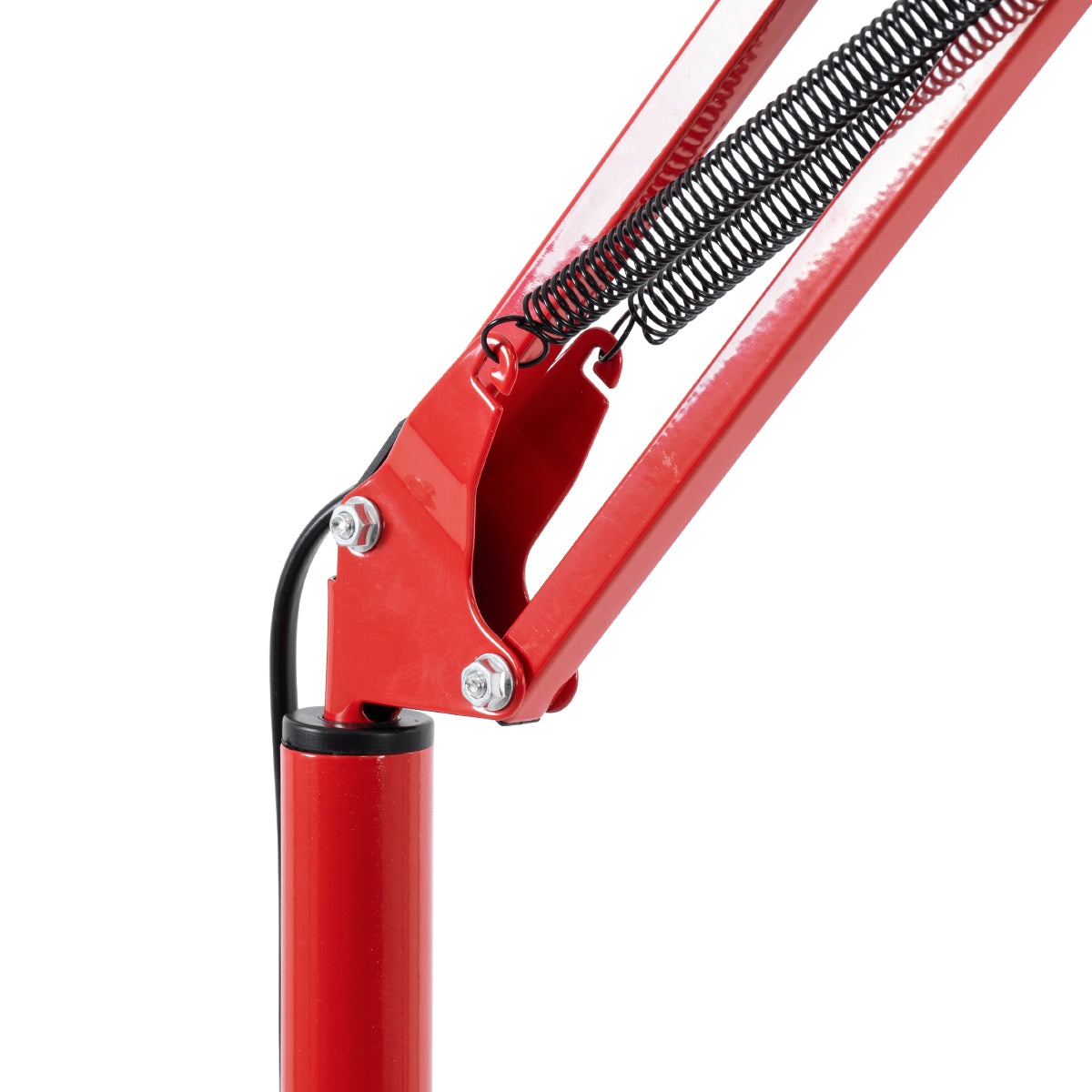 AUDREY 01470 Vintage Επιδαπέδιο Φωτιστικό με Ντουί 1 x E27 AC 220-240V IP20 - Κόκκινο - Μ15 x Π15 x Υ190