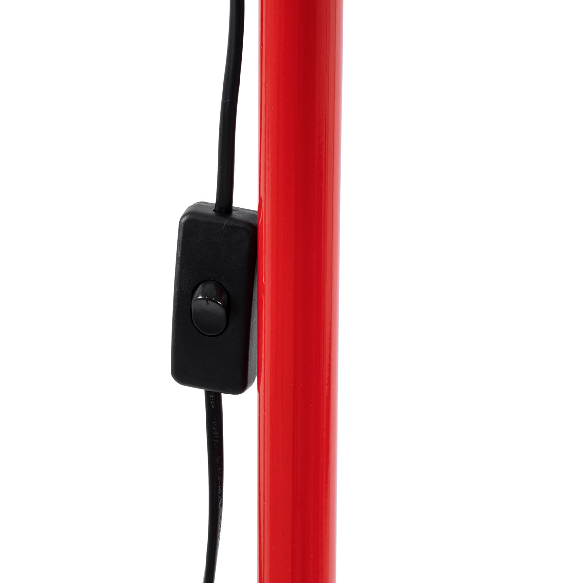 AUDREY 01470 Vintage Επιδαπέδιο Φωτιστικό με Ντουί 1 x E27 AC 220-240V IP20 - Κόκκινο - Μ15 x Π15 x Υ190