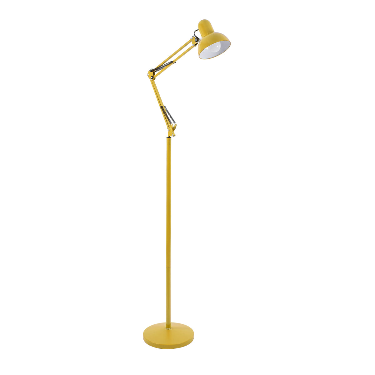 AUDREY 01472 Modern Floor Lamp with 1 x E27 AC 220-240V IP20 Socket - Yellow - L15 x W15 x H190