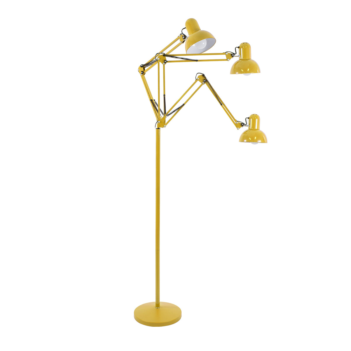 AUDREY 01472 Modern Floor Lamp with 1 x E27 AC 220-240V IP20 Socket - Yellow - L15 x W15 x H190
