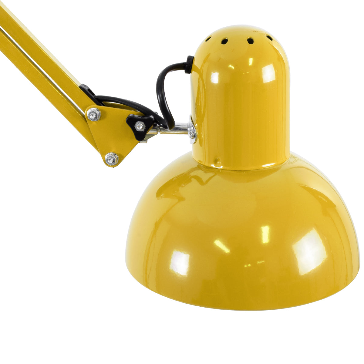 AUDREY 01472 Modern Floor Lamp with 1 x E27 AC 220-240V IP20 Socket - Yellow - L15 x W15 x H190