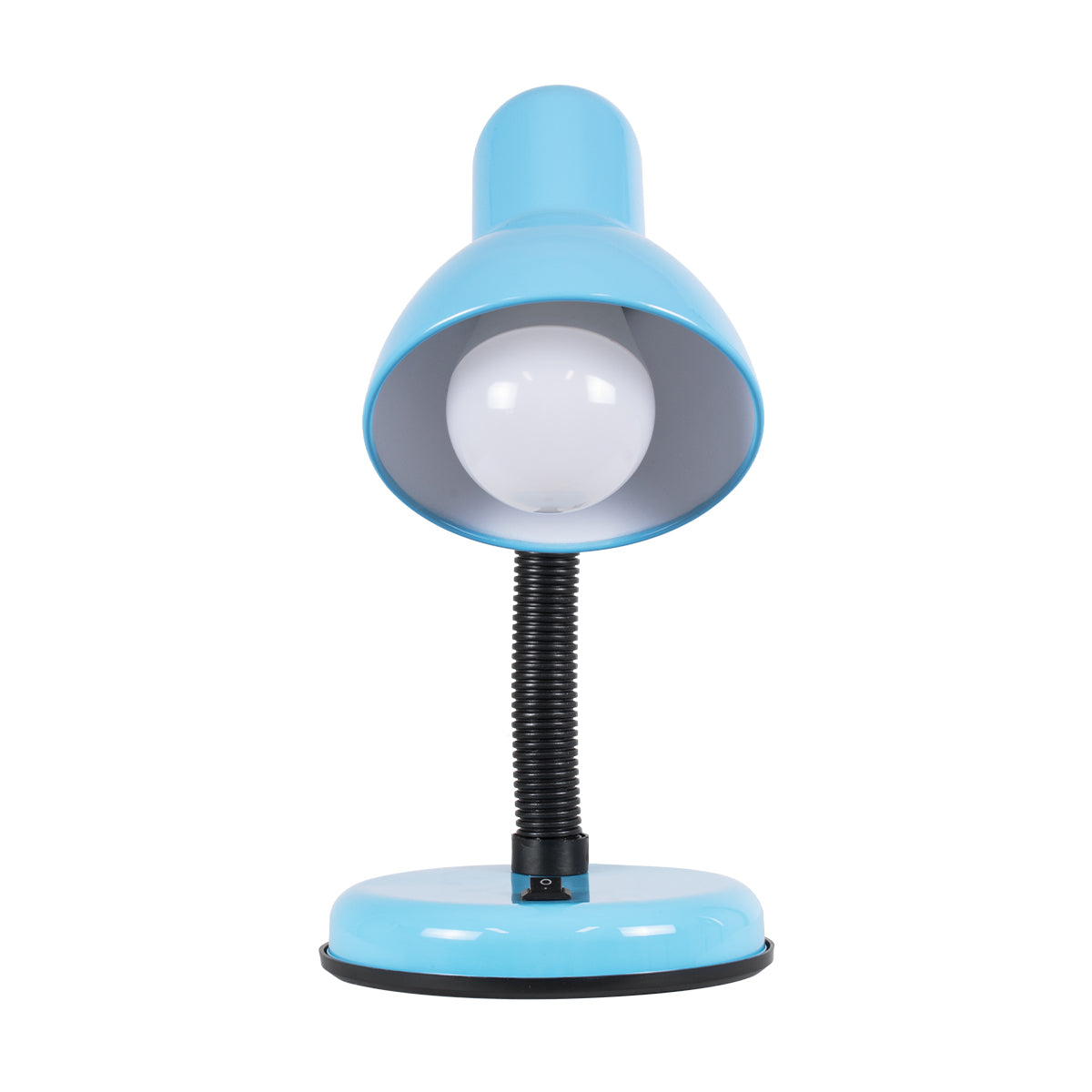 STUDENT 01532 Μοντέρνο Επιτραπέζιο Φωτιστικό Πορτατίφ με Ντουί 1 x E27 AC 220-240V IP20 - Γαλάζιο - Μ12 x Π12 x Υ32