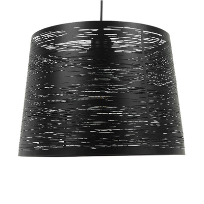 ACCADEMIA 01556 Μοντέρνο Κρεμαστό Φωτιστικό Οροφής με Ντουί 1 x E27 AC 220-240V IP20 - Μαύρο - Μ35 x Π35 x Υ25