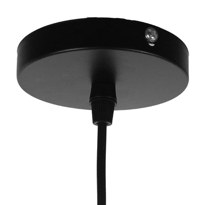 ACCADEMIA 01556 Μοντέρνο Κρεμαστό Φωτιστικό Οροφής με Ντουί 1 x E27 AC 220-240V IP20 - Μαύρο - Μ35 x Π35 x Υ25