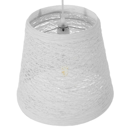 PLAYROOM 01562 Μοντέρνο Κρεμαστό Φωτιστικό Οροφής με Ντουί 1 x E27 AC 220-240V IP20 - Λευκό - Μ32 x Π32 x Υ27