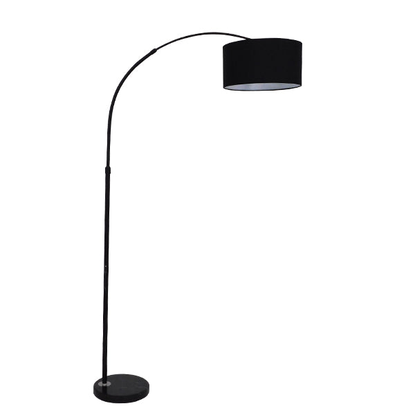 IMPERIAL 01587 Μοντέρνο Επιδαπέδιο Φωτιστικό με Ντουί 1 x E27 AC 220-240V IP20 - Μαύρο - Μ38 x Π38 x Υ172