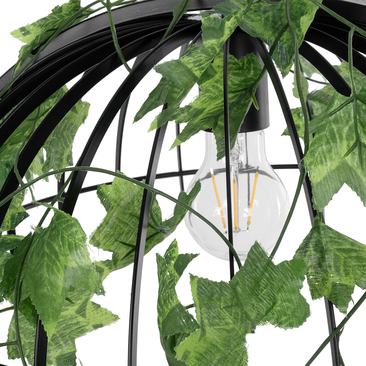 NEST 01640 Vintage Κρεμαστό Φωτιστικό Οροφής με Ντουί 1 x E27 AC 220-240V IP20 - Μαύρο & Πράσινο - Μ48 x Π38 x Υ40