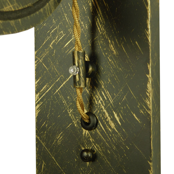 RYDON 01659 Vintage Φωτιστικό Τοίχου - Απλίκα με Ντουί 1 x E27 AC 220-240V IP20 - Μπρούτζινο Εφέ Σκουριάς - Μ15 x Π24 x Υ70