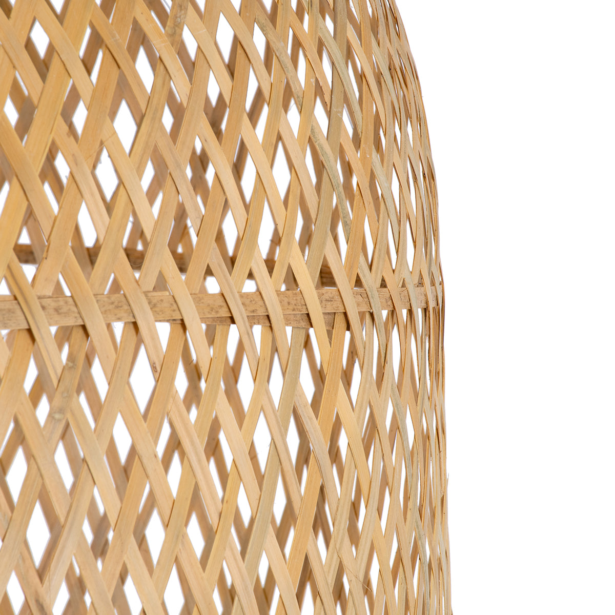 CALERO 01710 Boho Κρεμαστό Φωτιστικό Οροφής με Ντουί 1 x E27 AC 220-240V IP20 - Μπεζ - Μ25 x Π25 x Υ50