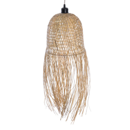 MANILA 01713 Boho Κρεμαστό Φωτιστικό Οροφής με Ντουί 1 x E27 AC 220-240V IP20 - Μπεζ - Μ25 x Π25 x Υ60